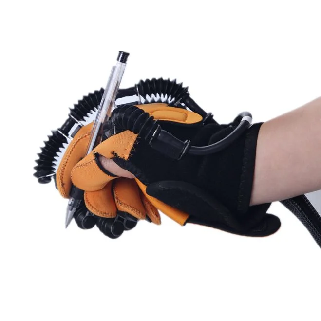 Vendra Medical's Portable rehabilitation robotic gloves have air-filled chambers that can gently bend and straighten fingers. Also, provide necessary stretching and repetitive exercises to restore lost hand function. The adjustable pressure and comfortable materials make the device safe and efficient.