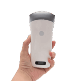 Vsono-C2: Wireless convex ultrasound scanner (3.5/5MHz) for iOS/Android. Real-time fetal monitoring, amniotic fluid checks & delivery room support. 3-hour battery. Ideal for OB/GYN, clinics & vets.