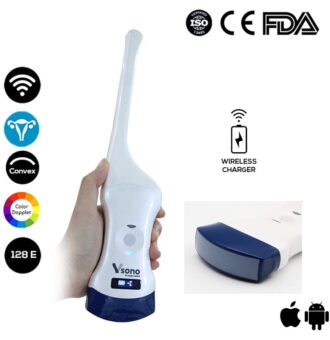 Color Doppler Convex Transvaginal Ultrasound Scanner