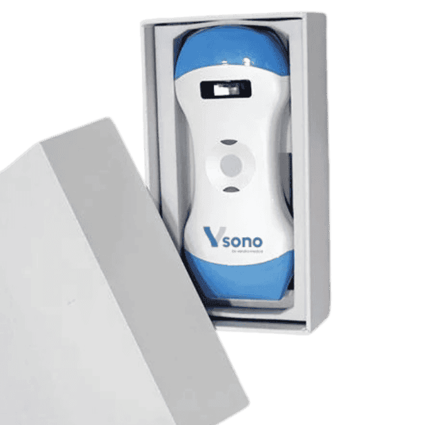 Portable wireless ultrasound scanner used in emergency medicine